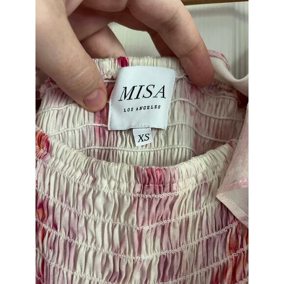 MISA Los Angeles Dina Flutter Ruffle Mini Dress - Picture 3 of 8